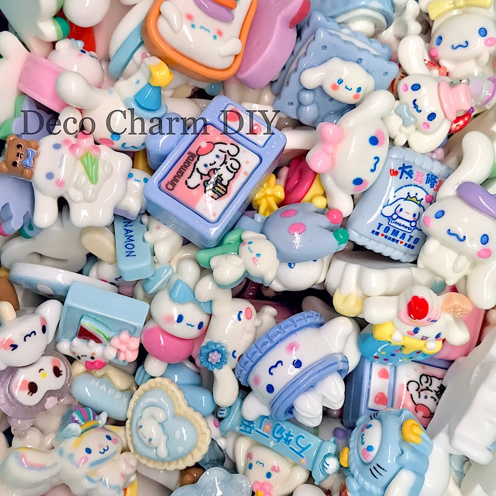 10pcs Cinnamoroll Cute Charms for Jewelry Making